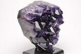 Dark Purple Amethyst Cluster - Large Points #206916-1
